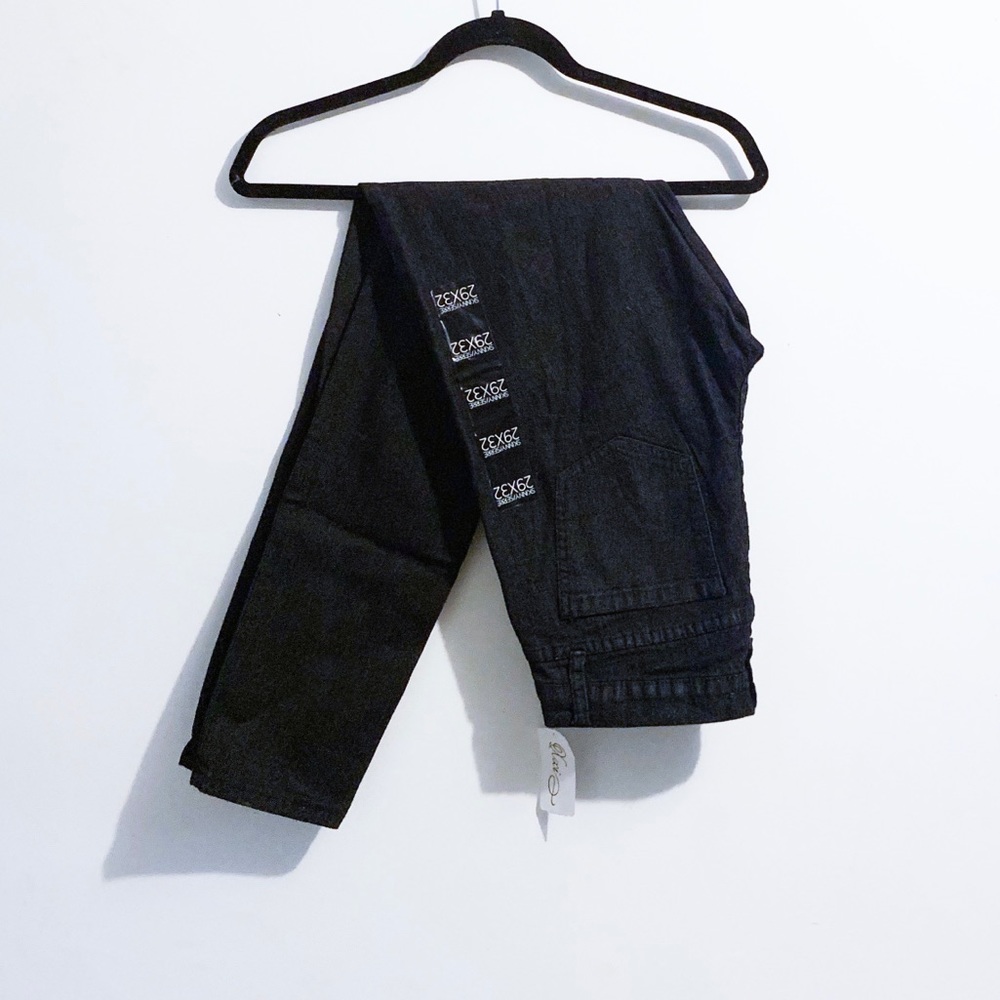 NWT Black Denim Mid-Rise Jeans